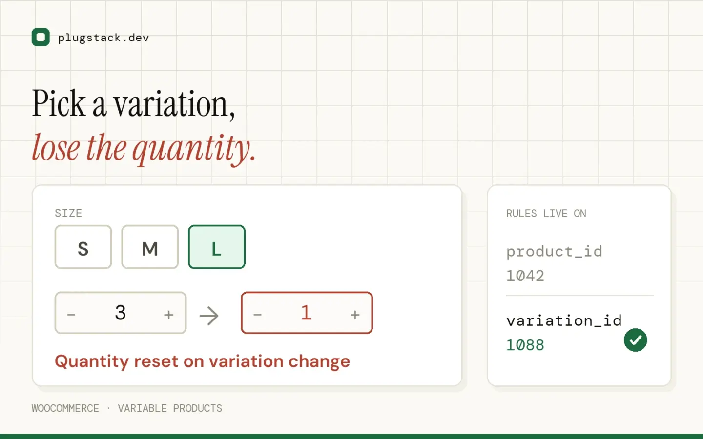 WooCommerce variable product quantity resetting from 3 to 1 when the variation changes